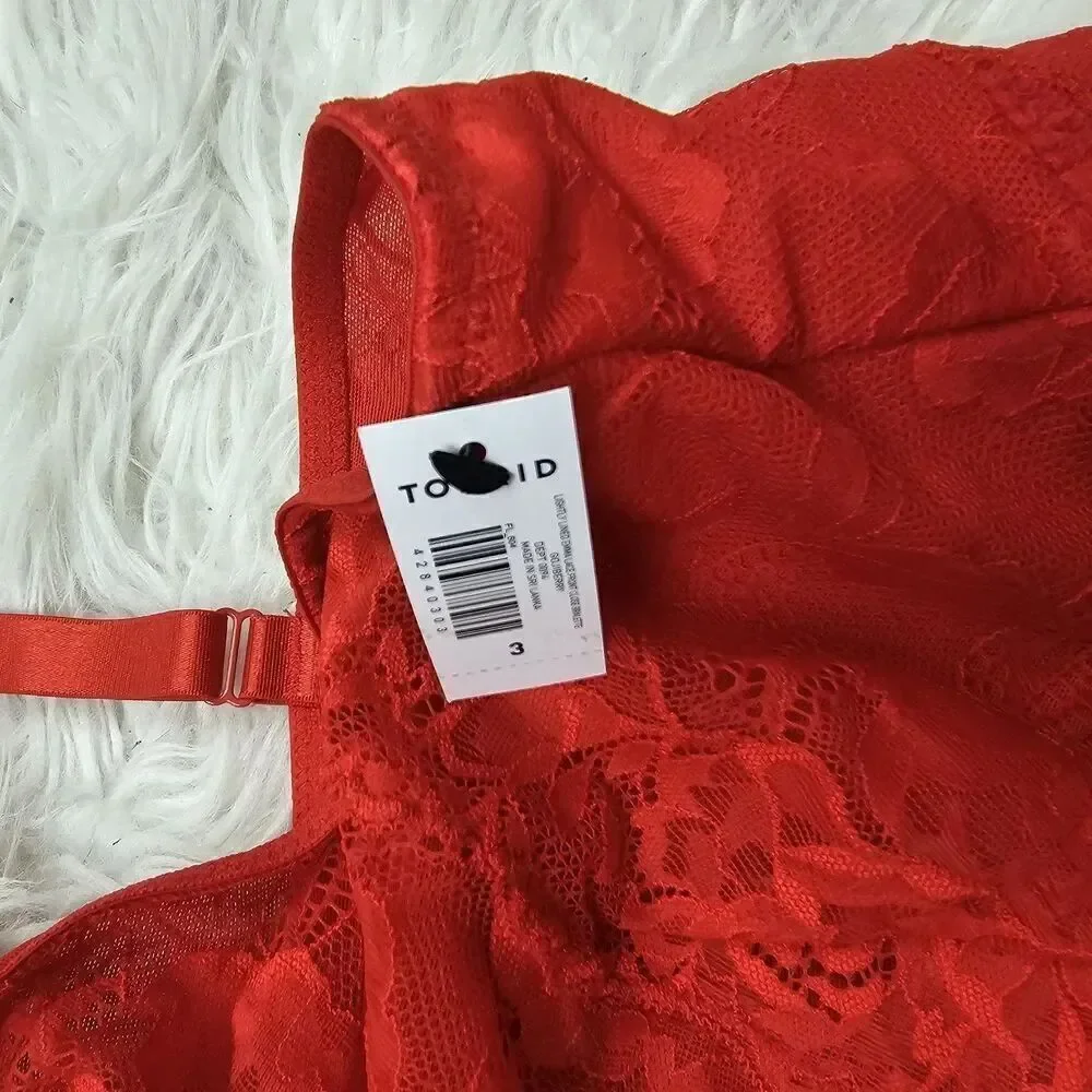 Torrid Lightly Lined Front Close Bralette Gojiberry Women's Size 3